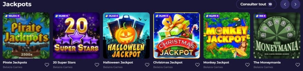 Lazybar Casino Jackpots
