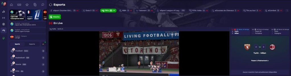 Lazybar Casino sport live